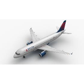 Airbus A320 Delta Airlines Animated